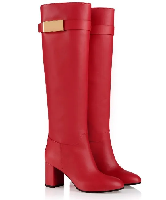 flat heel long boots