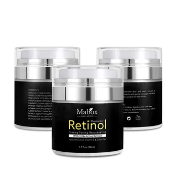

Retinol 2.5% Moisturizer Face Cream Vitamin E Collagen Retin Anti Aging Wrinkles Acne Hyaluronic Acid Whitening Cream