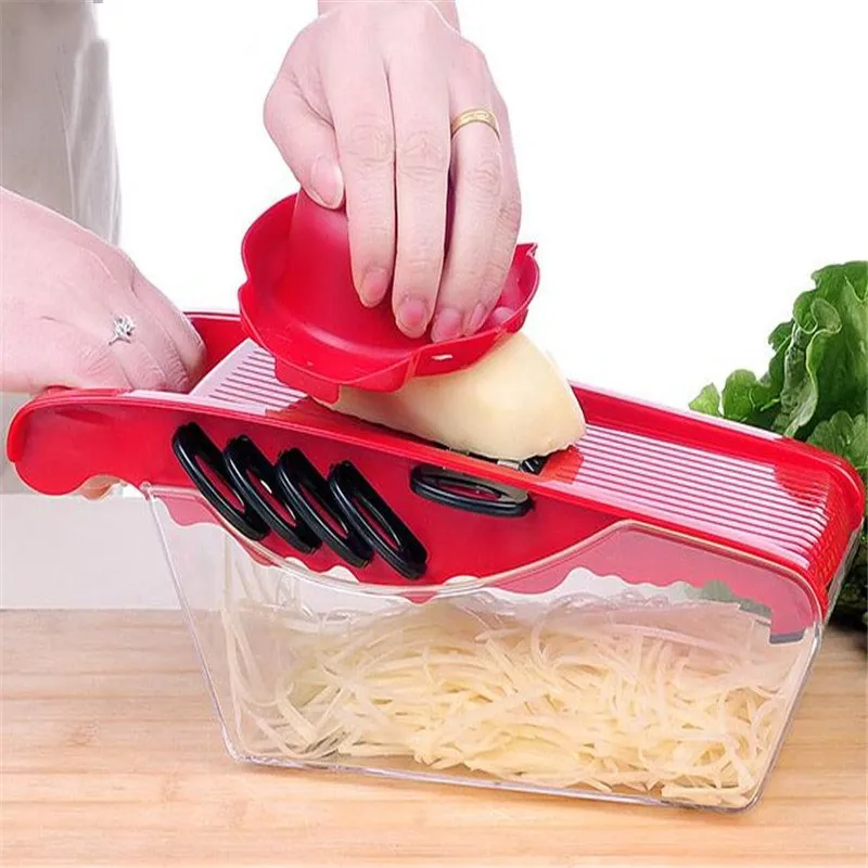 

CTREE Multi-purpose Vegetable Cutter Household Potato Shreds Kitchen Sliced Potatos Cut Carrot Chip Maker Vegetable Tools C872