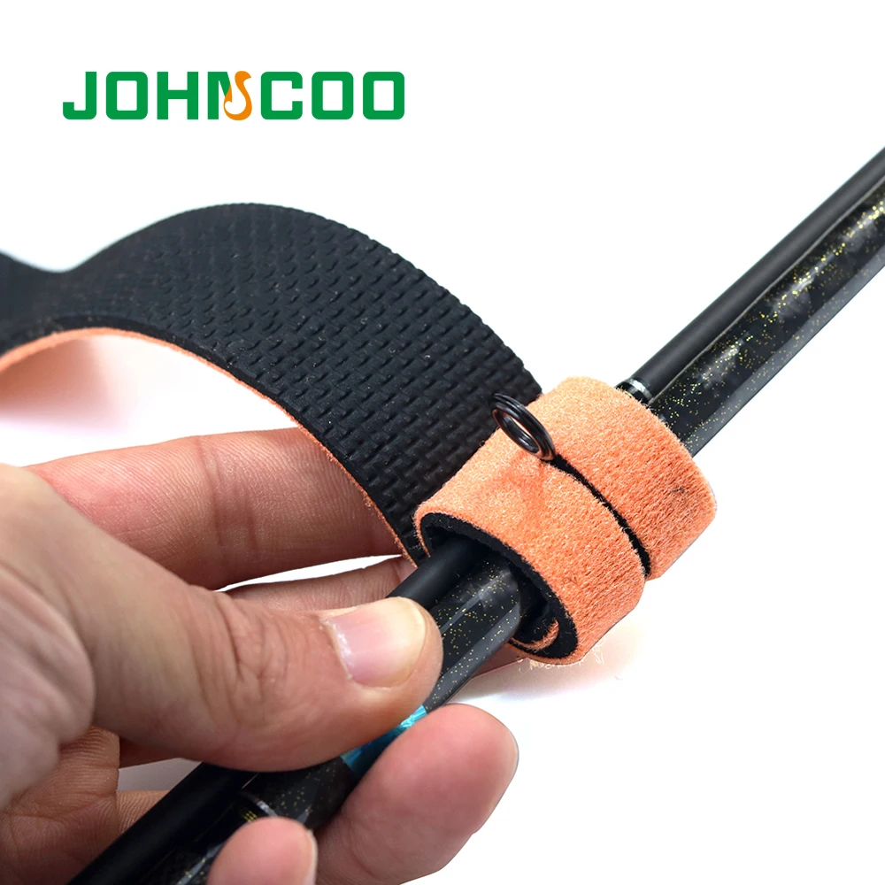 JOHNCOO 10Pcs 5Bags Fishing Rod Tie Fishing Rod Tackle Rod Strap Belt