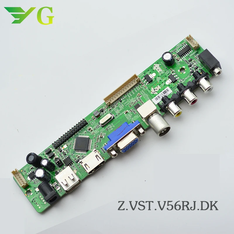 

Z.VST.V56RJ.DK LCD TV Controller Driver Board TV/PC/VGA/HDMI/USB Interface 8.9-42 inch Matrix