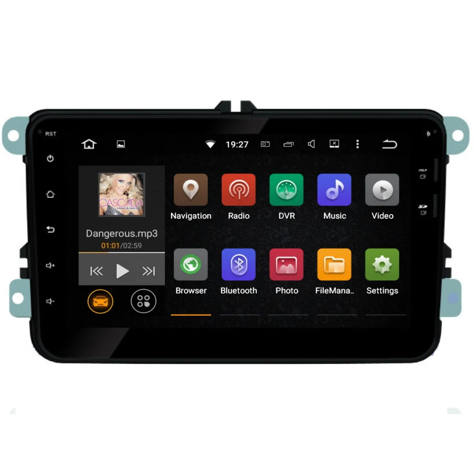 

Quad Core 8 inch 1024*600 Android 6.0.1 Car DVD GPS Navigation Radio Audio For VW GOLF Polo Bora CC JETTA PASSAT Tiguan+canbus