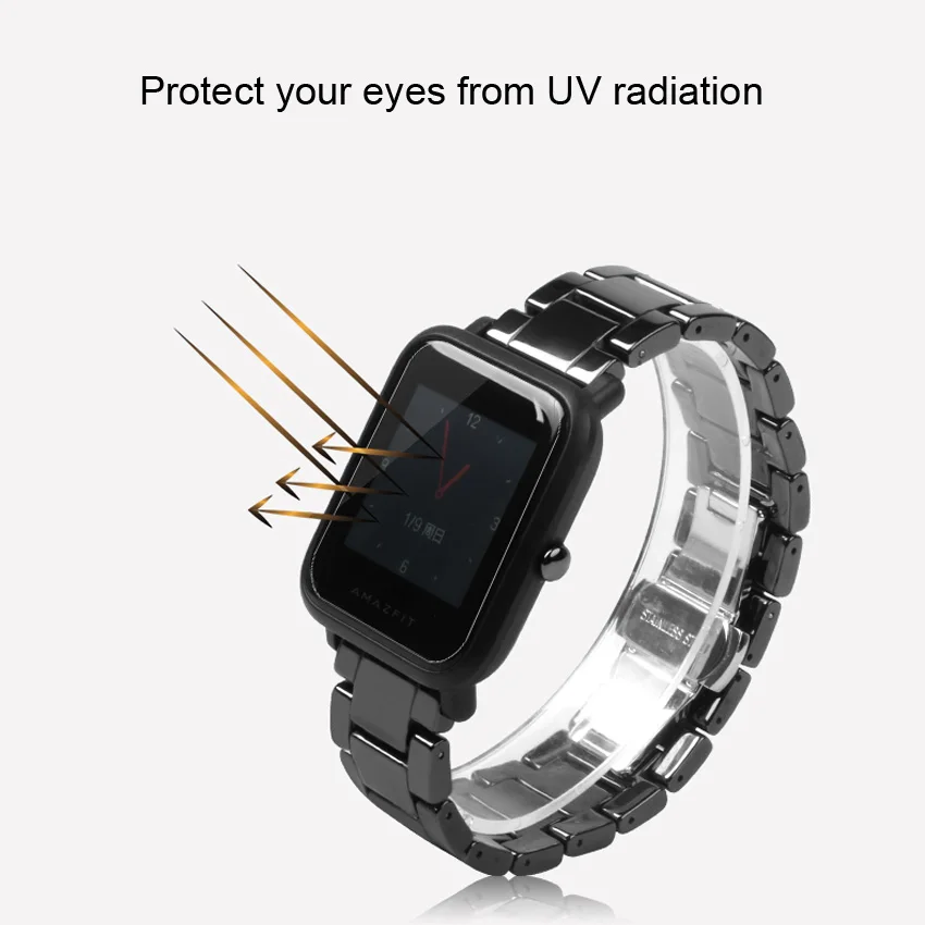 100 шт./упак. пленка для Huami amazfit Bip Bit Amazfit грани/темп/Stratos Экран защитная пленка мягкий HD анти-устойчивое к царапинам пленка