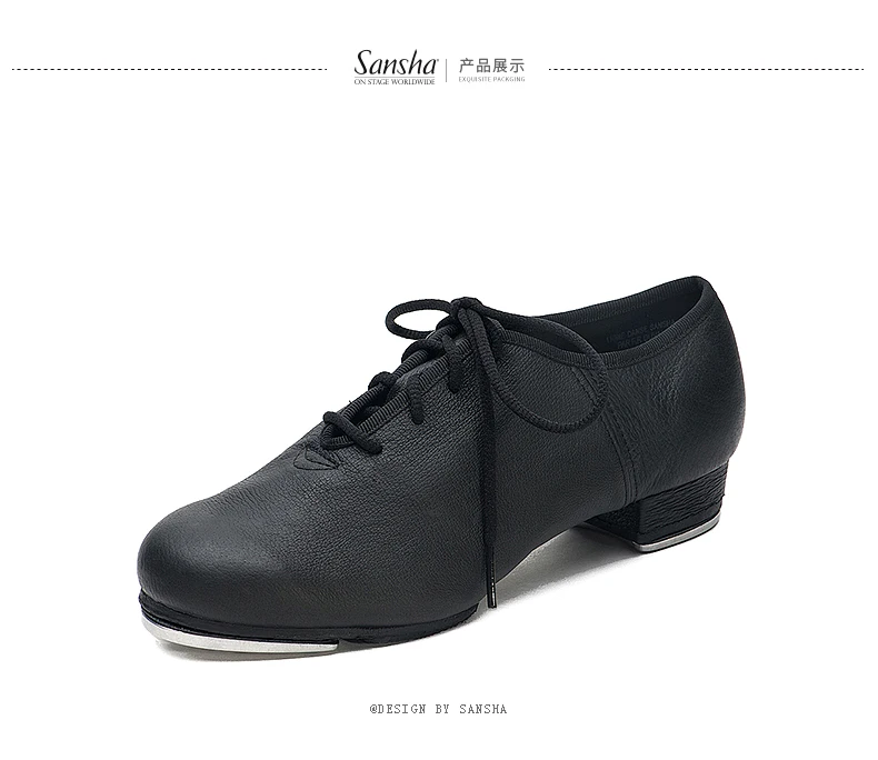 Sansha/Профессиональная танцевальная обувь из натуральной кожи; женская танцевальная обувь на шнуровке; выберите размер на длину стопы; TA02LPI