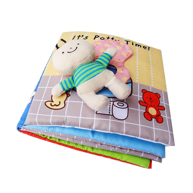 Newborn baby early education cloth book children enlightenment tearing bad toys potty bathing cloth book for 0-2 years old Newborn baby early education cloth book children enlightenment tearing bad toys potty bathing cloth book for 0-2 years old