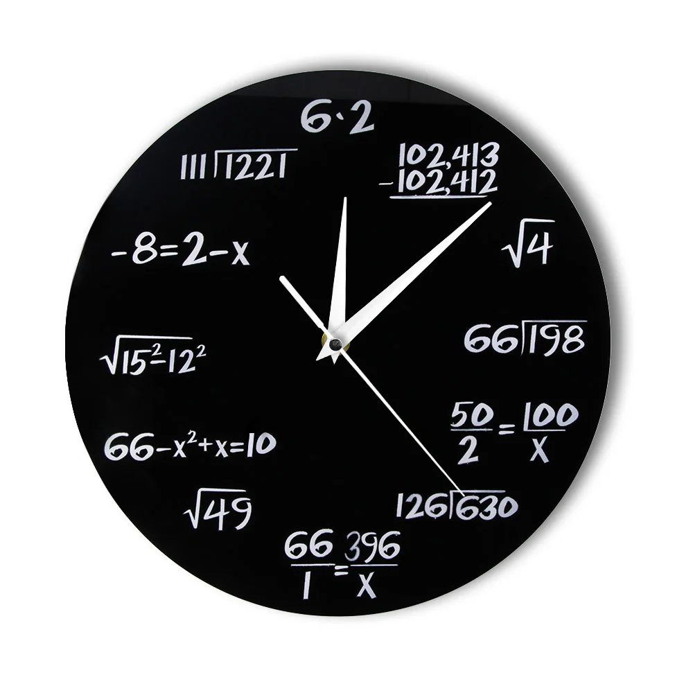 Aliexpress.com : Buy Engineering Numbers Math Wall Clock