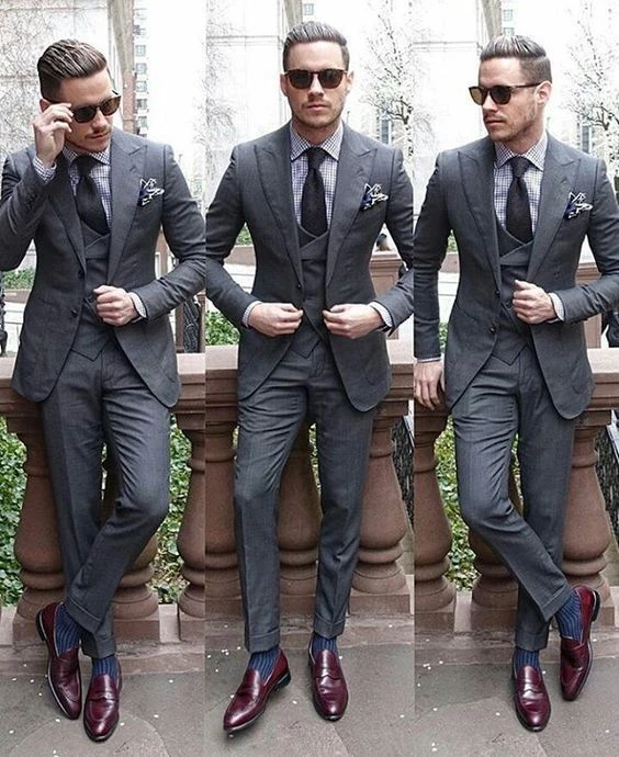 skinny wedding suit