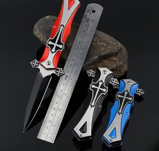 Pocket Tactical Knife Folding Blade knives 3Cr13 Utility Camping Hunting Knife Outdoor EDC Multi Knife Tools Free shipping H47