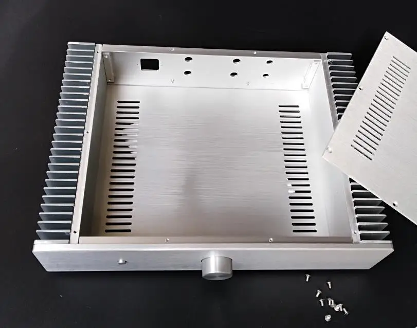GZLOZONE DIY класс усилитель мощности алюминиевый корпус Amp Box/Чехол 430*90*308 мм L12