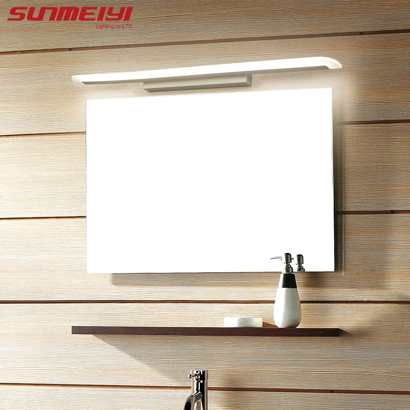 

Modern Acrylic LED front mirror light bathroom makeup wall lamps led vanity toilet wall mounted sconces lighting fixture