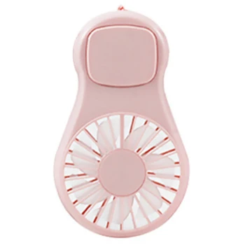 

Mini Portable Fan Cute Cartoon Small Fan Handheld Charging Fan With Mirror Small Fan