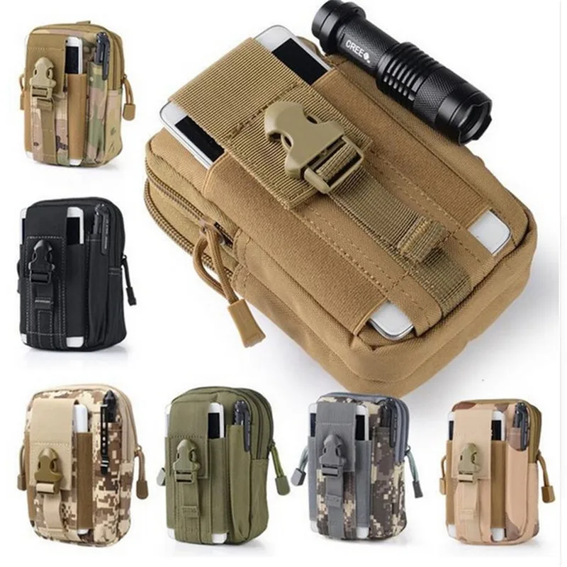 متعددة الوظائف التخييم تسلق حقيبة العسكرية التكتيكية رخوة الورك الخصر المشي حزام المحفظة الحقيبة حالة محفظة الهاتف حقيبة