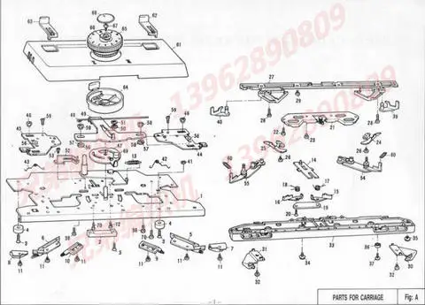 50 шт. для Brother запчасти KR260 KF260 аксессуары для вязальной машины