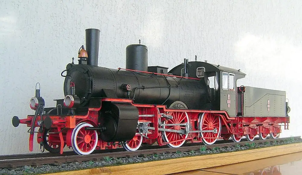 

DIY Paper Model German Steam Locomotive Od2 1898 Boy Gift Papercraft 3D Puzzle