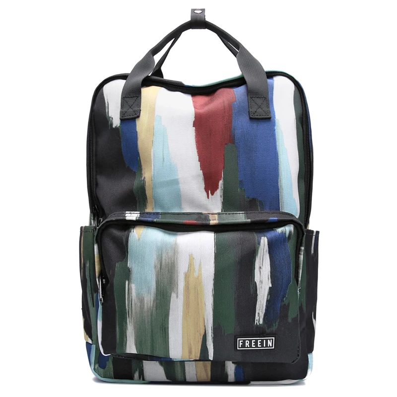 

Kanken Backpack Unisex for Women Men Printing 2019 Trend Large Waterproof Female Students Bag Printed 14 Inch Travel Bag Fashion