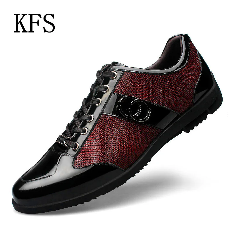 2016 Fashion New Men Luxury Brand Casual Shoes Genuine Leather Flats ...