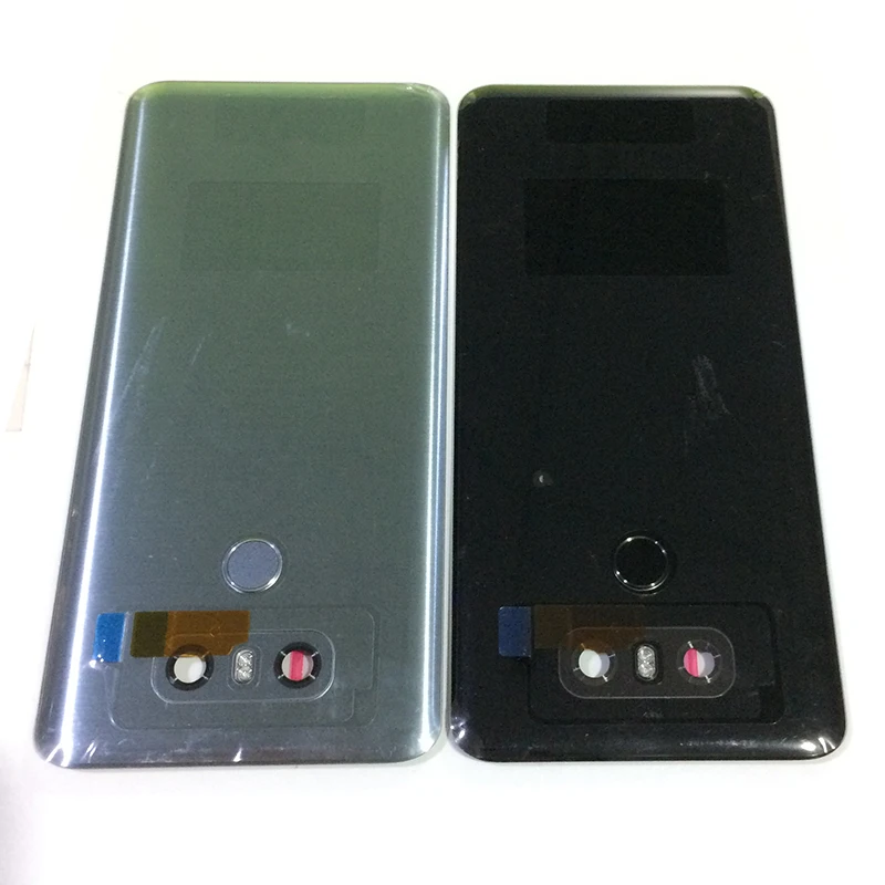

For LG G6 New Back Glass Housing Cover Battery Door with Rear Camera Frame Holder and Glass Lens + Fingerprint Flex Cable