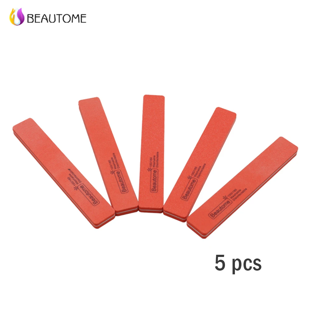 5Pcs/lot New arrival Sanding Buffer Block Orange Thick 100/180 Double