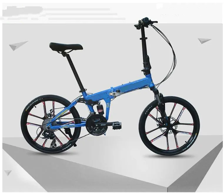 

Kalosse 10 spokes wheels mountain bike 22er 22 inch Children mountain bicycle Folding 21/24/27/30 speed