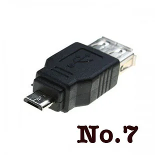 

Wholesale 200pcs/lot USB 2.0 A Female to Micro USB B 5 Pin male F M Converter cable Adapter
