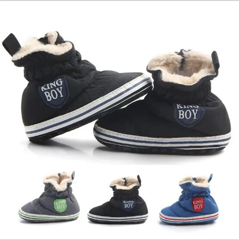 

2017 Fashion Kids Winter Shoes Boots Super Warm Newborn Shoes First Walkers