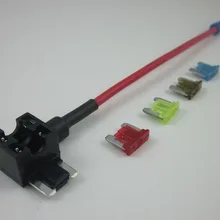 Авто добавить цепь ATM коснитесь низкий профиль лезвие держатель предохранителя с 7.5A 10A 15A 20A микро мини предохранитель