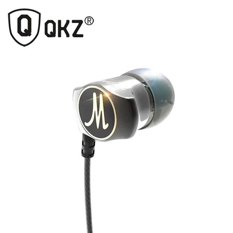Наушники QKZ DM7 цинковый сплав наушники вкладыши HiFi fone de ouvido гарнитура auriculares audifonos