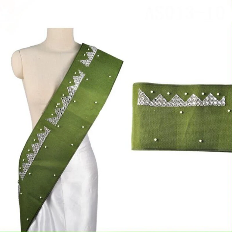 Оптовая продажа 2017 африканские камни и бусины aso oke gele Нигерия длина 8 6 м реальный