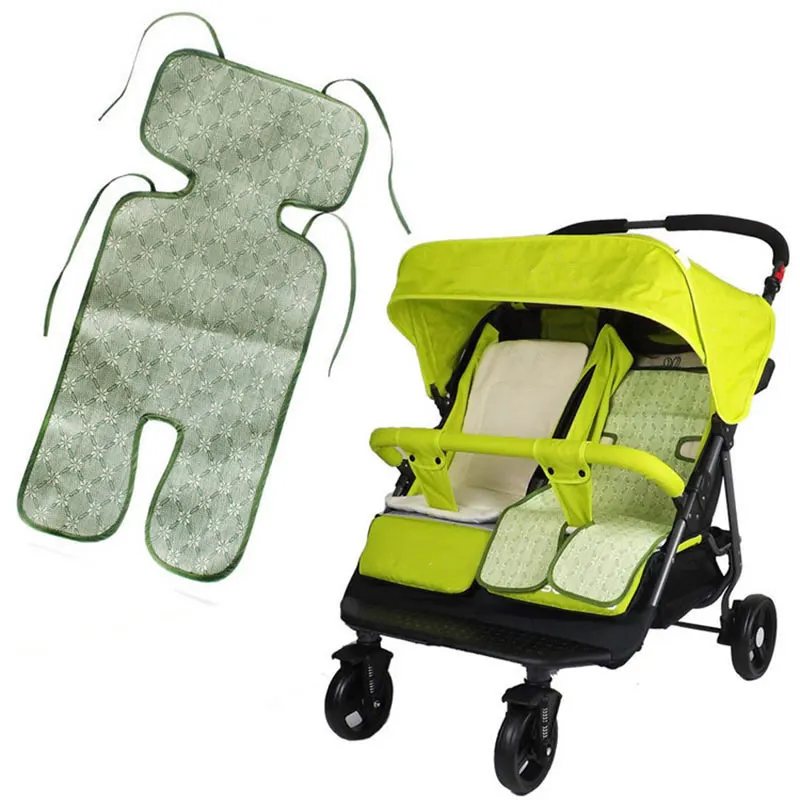 

Summer Sleeping Mat Breathable Baby Linen Mat Green stroller mattress Cart Mat Pushchair Car Cart High Chair Seat Stroller Needs