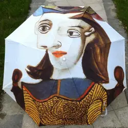 Бренд складной зонт женский ветрозащитный Paraguas Picasso картина маслом зонтик дождь женские качественные Зонты высокое качество