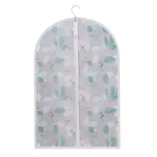 Чехол для одежды для защиты от пыли 3 размера дышащий на молнии чехол для костюма подвесной защитный чехол для одежды сумки домашний костюм чехол 3sw0530
