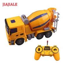 JJL Rc грузовик миксер готов к отправке игрушка пульт дистанционного управления для строительства, самосвал Модель автомобиля игрушки для детей мальчиков Рождественский подарок