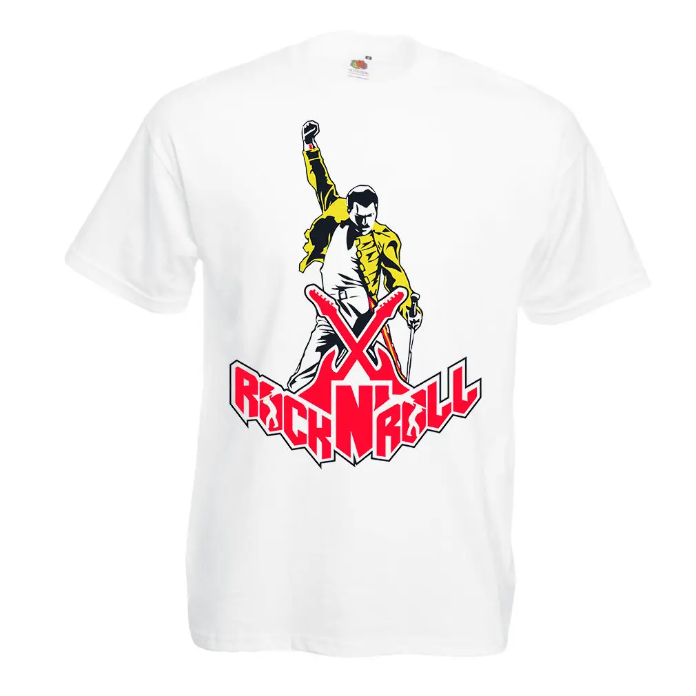 Men&rsquo;s t shirt Rock n roll, rock t shirts, music fans t shirts S 5XL-in