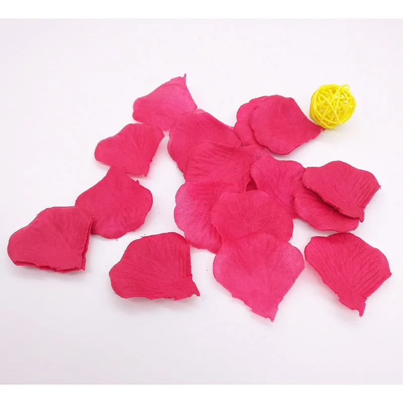 1000 шт шелковые лепестки роз листья ручной работы Искусственные цветы лепестки Свадебные украшения вечерние принадлежности