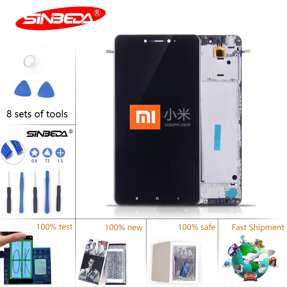 

6.44"Original LCD Screen For XIAOMI Mi Max Touch Screen LCD Display mimax with Frame for Xiaomi Mi Max LCD Display Replacement