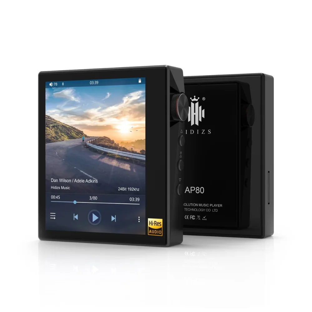 

Hidizs AP80 Hi-Res ES9218P Ultraportable Bluetooth HIFI Music MP3 Player LDAC USB DAC DSD 64/128 FALC DAP