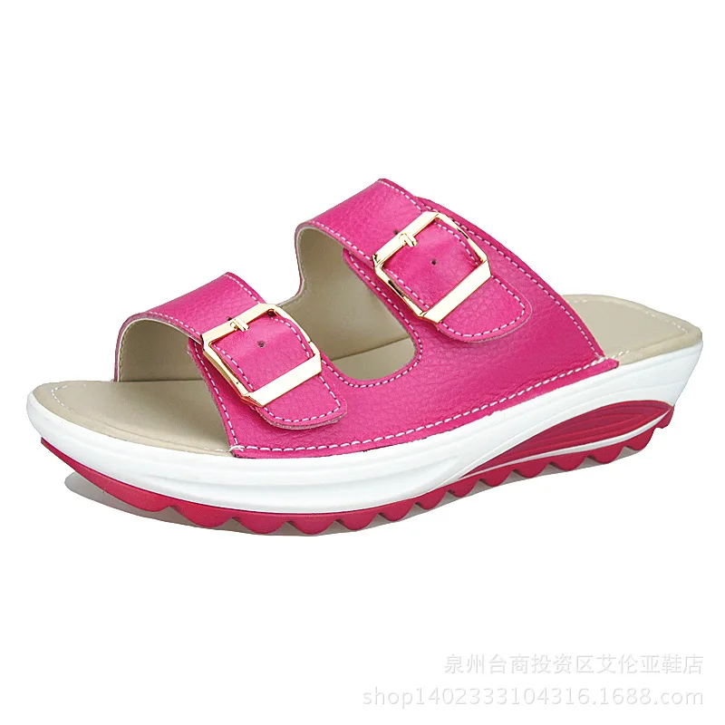 

Sandals female 2019 wedges beach soles non-slip shoes women's shoes fashion Korean women's popular sandals women shoes woman
