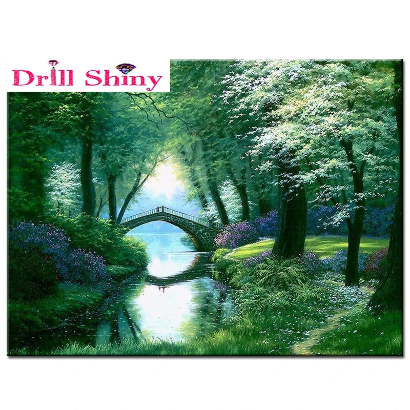

5D square diamond embroidery diamond cross stitch DIY diamond painting Decorative senic painting gift