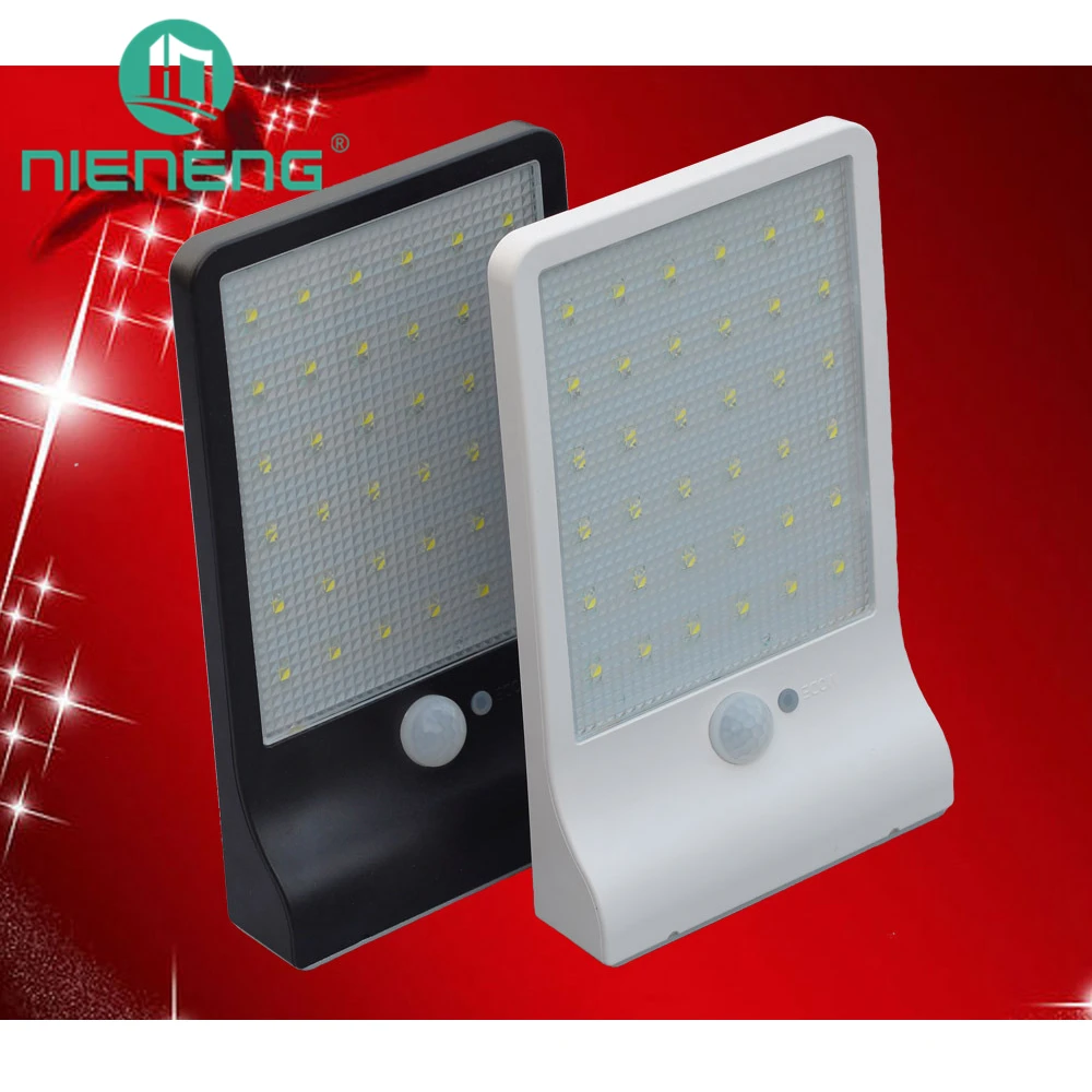 

Nieneng 36 led Solar Power Sensor lights Motion Sensor Light Garden Security lights Outdoor Decoration Wall Lamp ICD90062