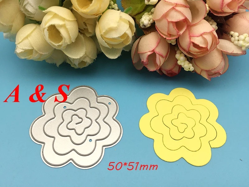  Y420 METAL CUTTING DIES Flower Scrapbook card invitation paper craft party decor embossing stencil  - 32853614792