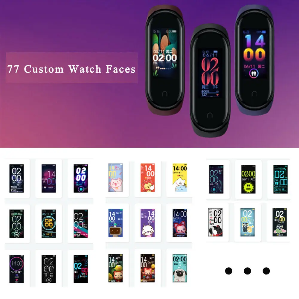 Смарт браслет Xiaomi Mi Band 4 100% оригинал новейший музыкальный смарт Miband фитнес с