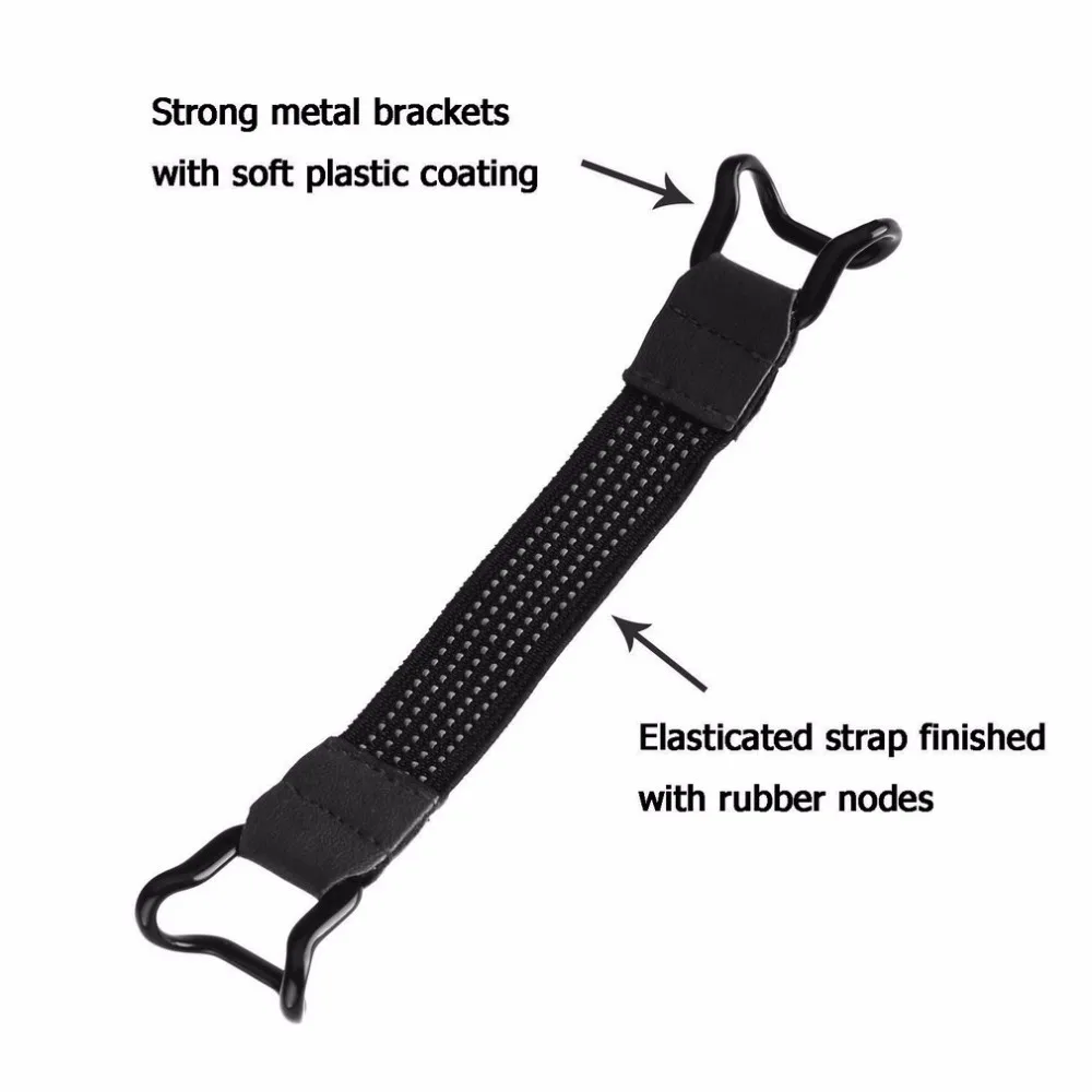 Universal Security Hand-strap With Metal Bracket Flexible Elasticated Strap Finished With Rubber Nodes For iPad