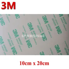 Fita adesiva dupla face 5 folhas, 10cm x 20cm x 0.13mm 3m 468 468mp 200mp, resistência de alta temperatura
