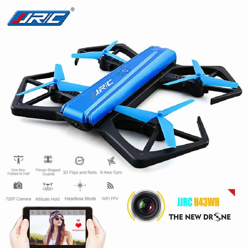 

JJRC H43WH H43 Foldable Dron 6 Axis Mini Drone WIFI FPV HD Camera RC Quadcopter with Altitude Hold G-sensor RC Helicopter vs H37