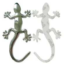 2016 Fashion Metalic Gecko Solid Truck Sticker Decor Styling Cool 3D Lizard Car Decal