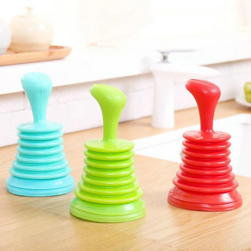 

Whoelsale Household Powerful Sink Drain Pipe Pipeline Dredge Suction Cup Toilet Plungers Drain Cleaners Freeshipping