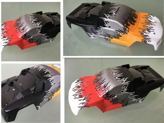 Корпус для HRAXXAS 1/10 вершины модель BIGFOOT 4 бесщеточный монстр Трак FS HSP REDCAT TAMIYA CC01 Land