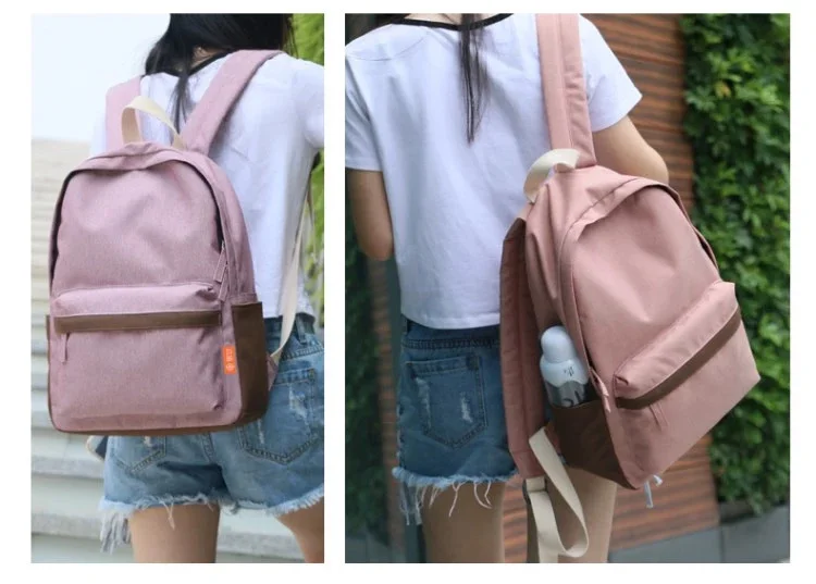 Женский рюкзак для ноутбука, школьная сумка для подростка, водонепроницаемый рюкзак, Feminina, большие сумки для книг для девочек-подростков, дешевые рюкзаки розового цвета