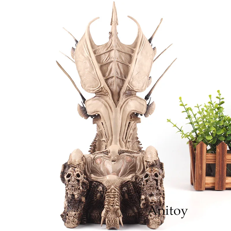 Хищник фигурки героев NECA диорама элемент клана лидер трон статуя Коллекция ПВХ модель игрушки 32,5 см