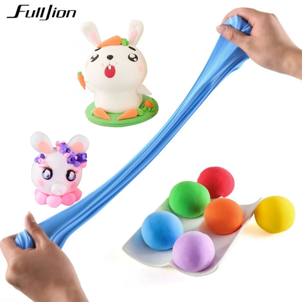 Fulljion Modeling Clay Polymer Clay Slime Toys Putty Lizun Handgum Soft